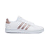 Sneakers bianche con strisce laterali a contrsto adidas Grand Court K, Brand, SKU s354000019, Immagine 0